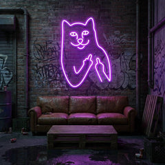 Cat Birdie Led Neon Sign Light
