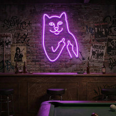 Cat Birdie Led Neon Sign Light