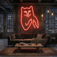 Cat Birdie Led Neon Sign Light