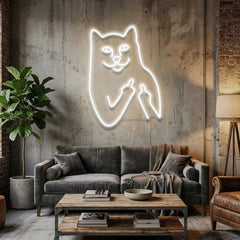 Cat Birdie Led Neon Sign Light