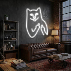 Cat Birdie Led Neon Sign Light