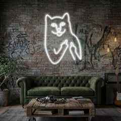 Cat Birdie Led Neon Sign Light