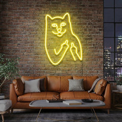 Cat Birdie Led Neon Sign Light
