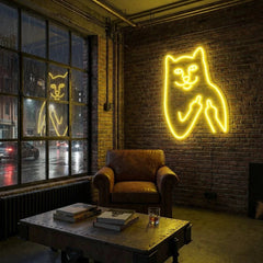 Cat Birdie Led Neon Sign Light