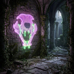 Cat skull Art Work Led Neon Sign Light