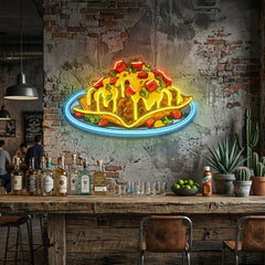 Chili Cheese Nachos LED Neon Sign Light Pop Art