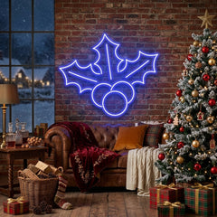 Christmas Holly Flex Neon Sign