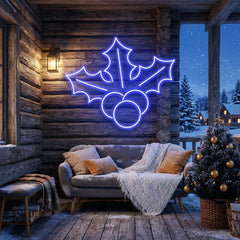 Christmas Holly Flex Neon Sign