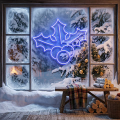 Christmas Holly Flex Neon Sign