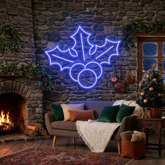 Christmas Holly Flex Neon Sign