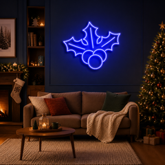 Christmas Holly Flex Neon Sign