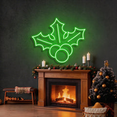 Christmas Holly Flex Neon Sign