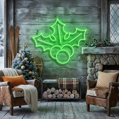 Christmas Holly Flex Neon Sign