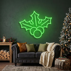 Christmas Holly Flex Neon Sign