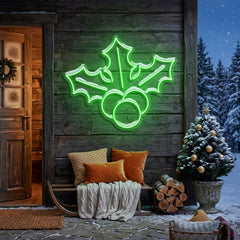 Christmas Holly Flex Neon Sign