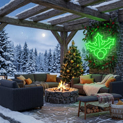 Christmas Holly Flex Neon Sign