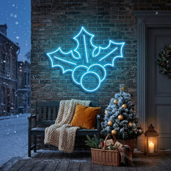 Christmas Holly Flex Neon Sign