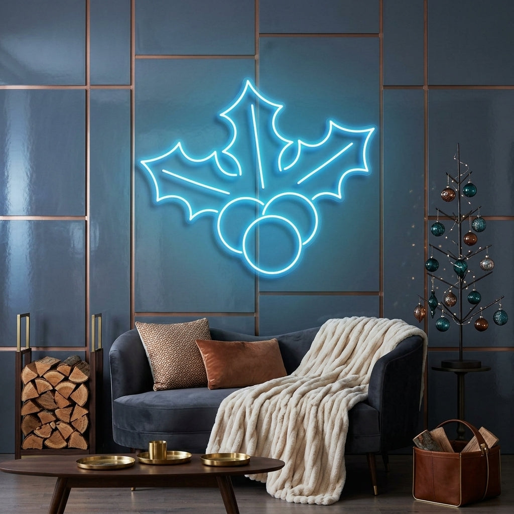 Christmas Holly Flex Neon Sign