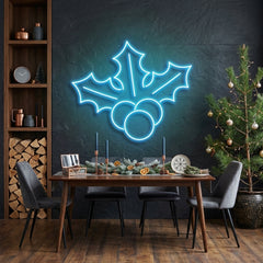 Christmas Holly Flex Neon Sign