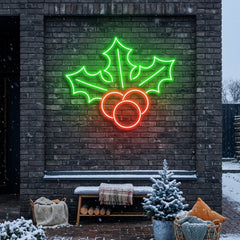Christmas Holly Flex Neon Sign