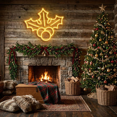 Christmas Holly Flex Neon Sign