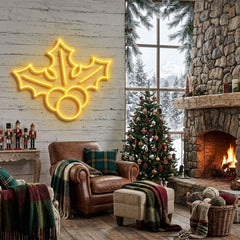 Christmas Holly Flex Neon Sign
