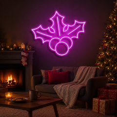 Christmas Holly Flex Neon Sign
