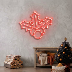 Christmas Holly Flex Neon Sign