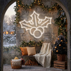 Christmas Holly Flex Neon Sign