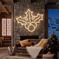 Christmas Holly Flex Neon Sign