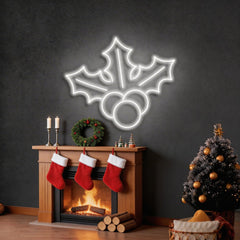Christmas Holly Flex Neon Sign