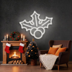 Christmas Holly Flex Neon Sign