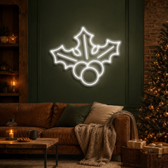Christmas Holly Flex Neon Sign
