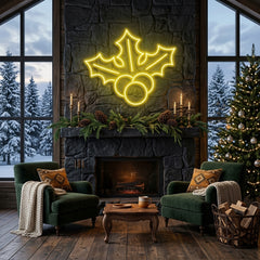 Christmas Holly Flex Neon Sign