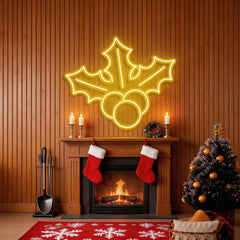 Christmas Holly Flex Neon Sign