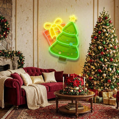 Christmas Tree Gift Led Neon Sign Light
