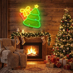 Christmas Tree Gift Led Neon Sign Light