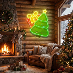 Christmas Tree Gift Led Neon Sign Light