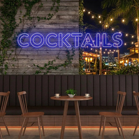 Cocktails Led Neon Sign Light