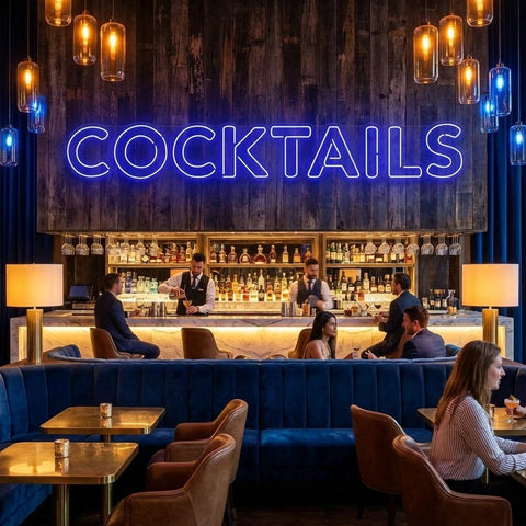 Cocktails Led Neon Sign Light