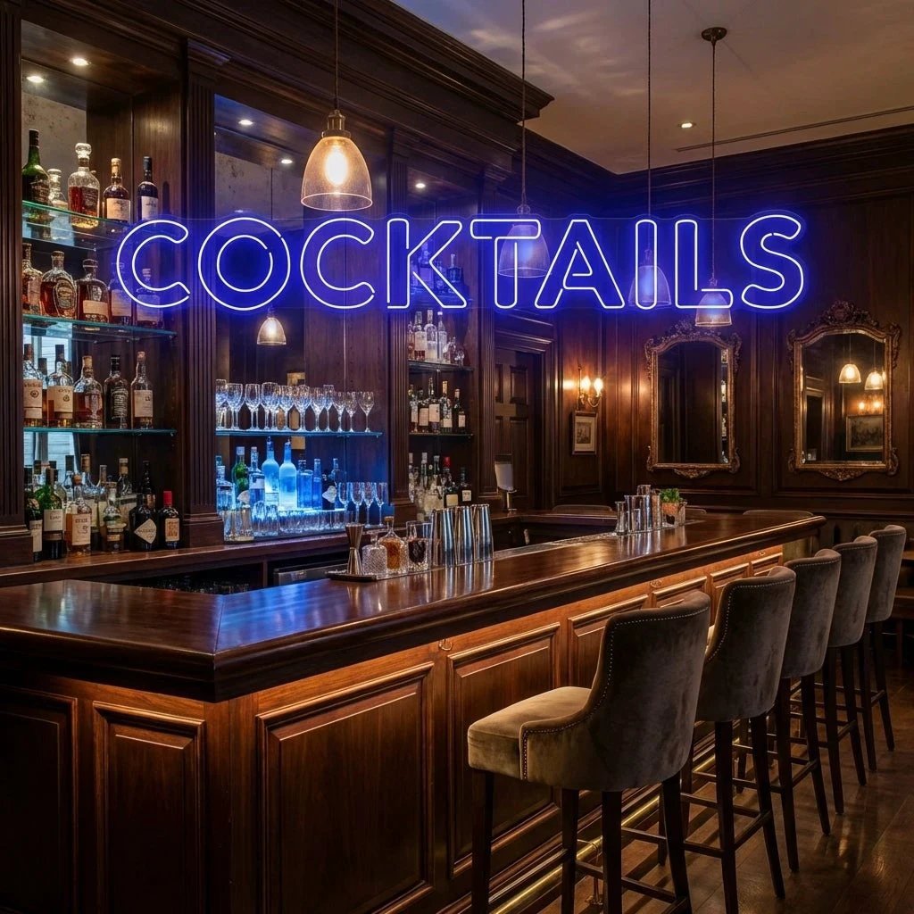 Cocktails Led Neon Sign Light