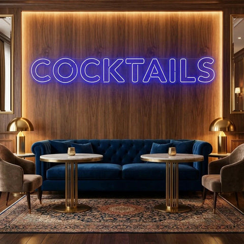 Cocktails Led Neon Sign Light