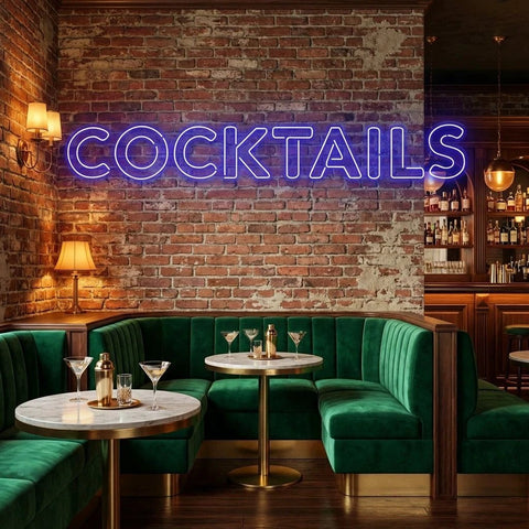 Cocktails Led Neon Sign Light