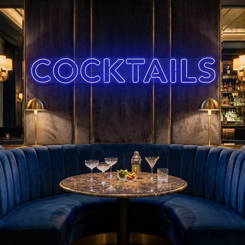 Cocktails Led Neon Sign Light