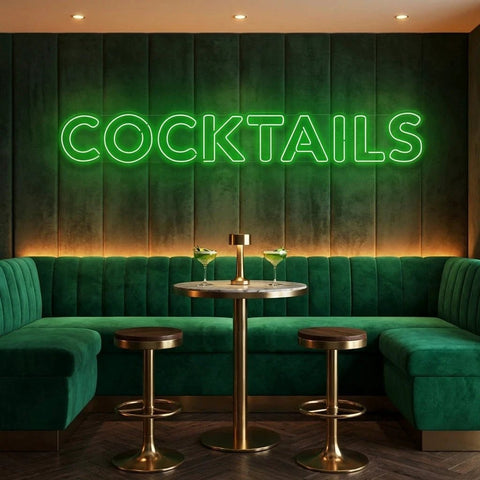 Cocktails Led Neon Sign Light