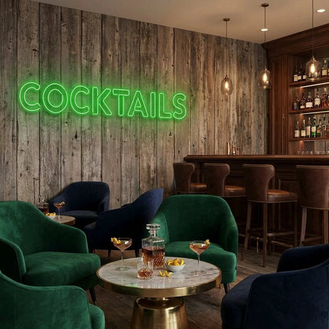 Cocktails Led Neon Sign Light