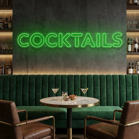 Cocktails Led Neon Sign Light