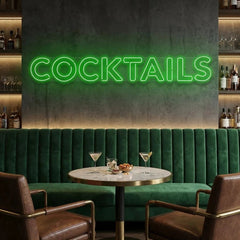 Cocktails Led Neon Sign Light