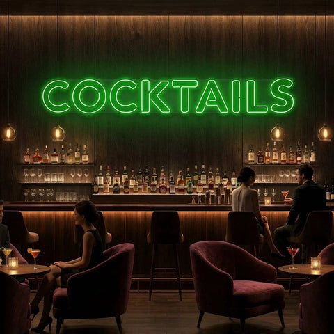 Cocktails Led Neon Sign Light