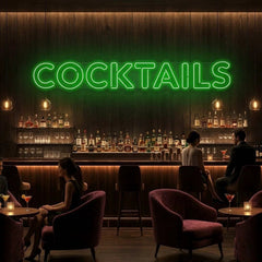 Cocktails Led Neon Sign Light